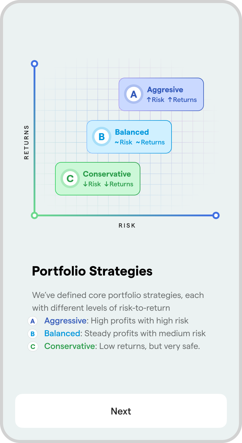 Personalised portfolio planning